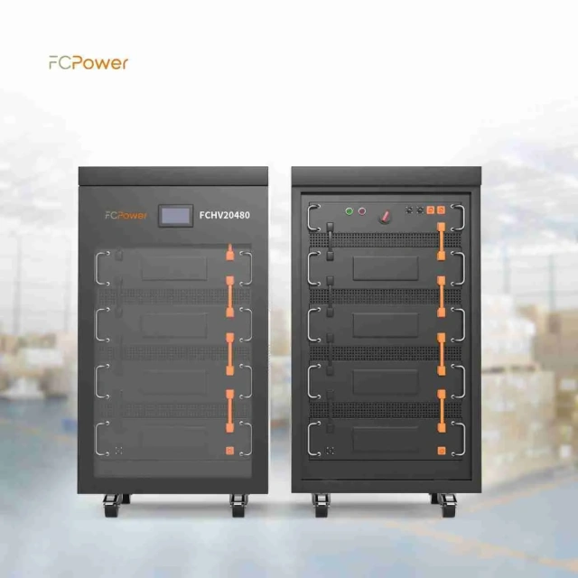16kWh Rack Mounted High Voltage Battery 204.8V 80Ah for Commercial Solar Storage Solutions