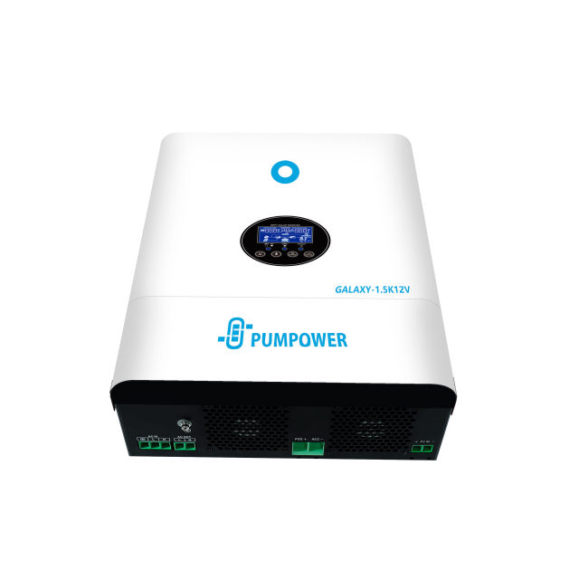 GALAXY 1.5KW 12V Single Phase Solar Inverter with LV Battery Support, Pure Sine Wave & MPPT Controller for Off-Grid Renewable Energy Systems