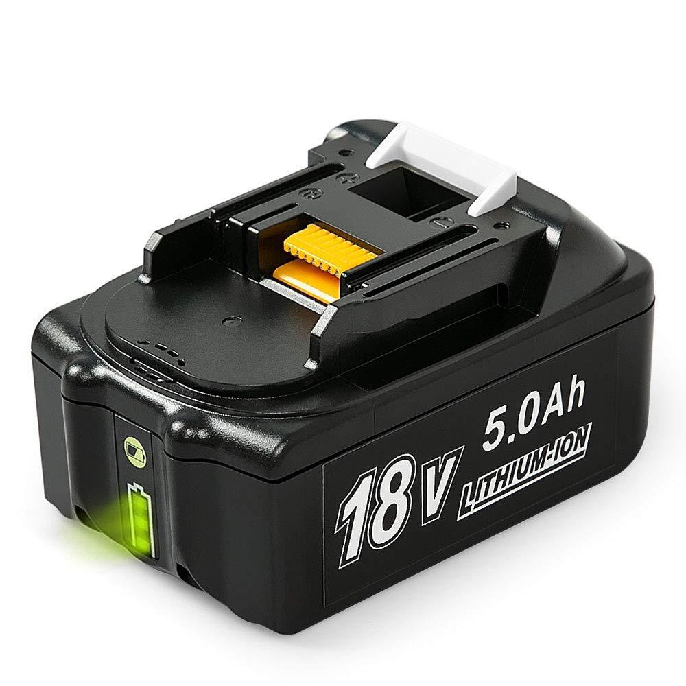 18V Replacement Battery for Makita BL1830 6.0Ah Li-ion Power Tool Battery with Overcurrent and Short Circuit Protection for Professional Power Tools
