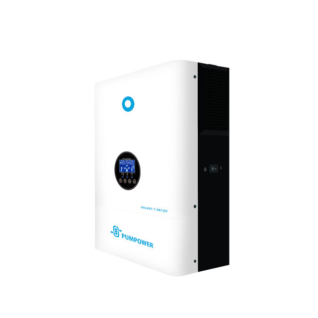 GALAXY 1.5KW 12V Single Phase Solar Inverter with LV Battery Support, Pure Sine Wave & MPPT Controller for Off-Grid Renewable Energy Systems