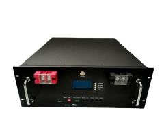 48V 2.56kwh 5.12kwh Rechargeable LiFePO4 Battery Energy Storage System for Solar Power Backup with RS485 Communication