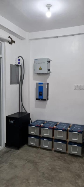 6KW Single Phase Solar Hybrid Inverter 170-275VAC 192/240VDC MPPT ≤550V IP65 Offgrid System UPS Integrated Generator