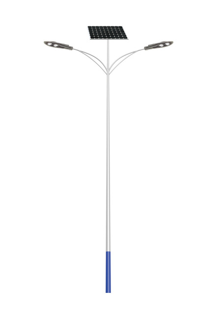 Solar Double Arm Street Light High Power LED Lighting 3~12m Height Urban Trunk Road Driveway Lighting HiTechNewEnergy