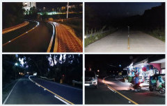 Solar Road Stud Model D-143 High Efficiency 50% Charging 800m Visibility 30T Pressure Resistant IP68 Waterproof for Highway Logistics Park Application PolyBrite