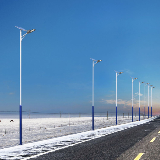 Solar Single Arm Street Light High-Power LED 3~12m Pole Height Urban Road Lighting Decoration