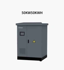 50kW/50kWh BESS Solar PV Battery Storage System LFP 50kWh 50kW Commercial Energy Storage System for Solar Power Backup