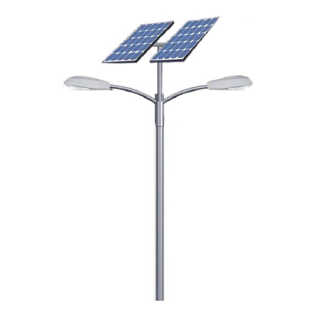 Solar Double Arm Street Light High Power LED Lighting 3~12m Height Urban Trunk Road Driveway Lighting HiTechNewEnergy