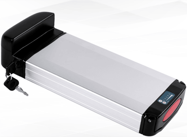 Lithium Ion Ebike Battery Pack 36V 48V 10Ah 15Ah 20Ah High Energy Density Long Cycle Life Rear Rack Mount for Electric Bikes