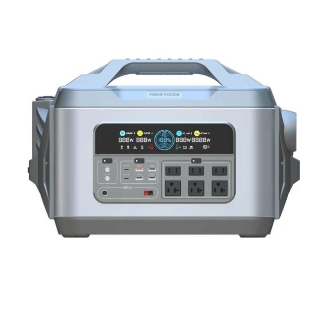 3000W Power Station LiFePO4 Battery 25.6V 125000mAh 3200Wh Outdoor Emergency Power Supply for Camping Backup Energy Storage