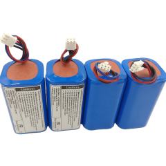12V Robotic Vacuum Cleaner Lithium Battery Pack 4S1P LiFePO4 12.8V 1500mAh High Cycle Life for Home Appliances Novoxy