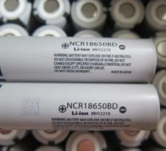 Panasonic NCR18650BD 3.7V 3200mAh High-Discharge Rechargeable Battery Cell for E-Bikes, Power Tools, and Digital Cameras