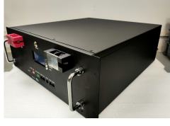 48V 2.56kwh 5.12kwh Rechargeable LiFePO4 Battery Energy Storage System for Solar Power Backup with RS485 Communication