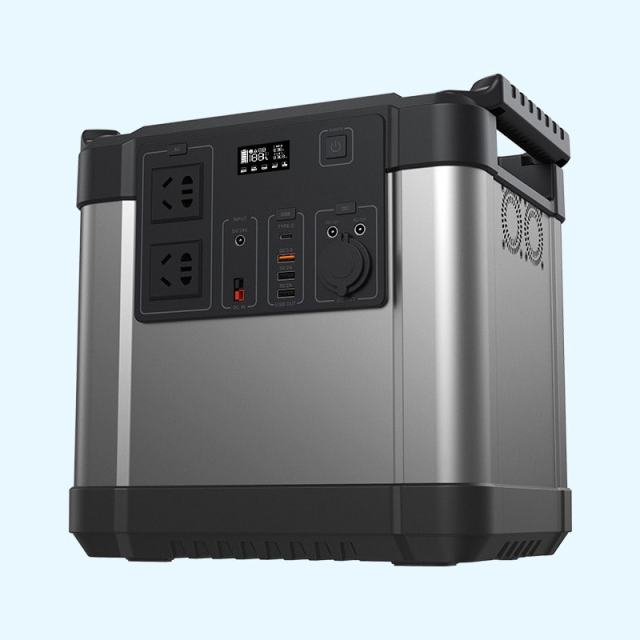 2200W UPS Portable Power Supply Energy Storage System 1620Wh Ternary Polymer Lithium Battery Off-Grid Solar Backup Power for Outdoor Camping and Emergency Use