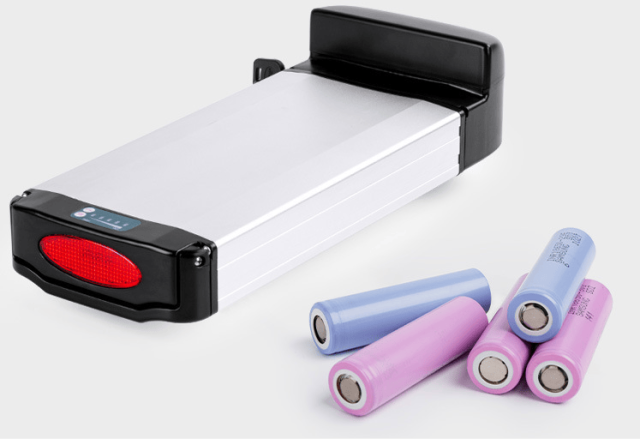 Lithium Ion Ebike Battery Pack 36V 48V 10Ah 15Ah 20Ah High Energy Density Long Cycle Life Rear Rack Mount for Electric Bikes