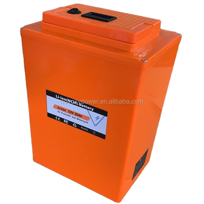 72V EV Car Bus Lithium Battery Pack Smart BMS Long Cycle Life Low Self-Discharge High Performance NMC Cells for Electric Motorcycle Scooter Citycoco