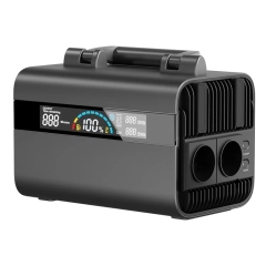 Portable Emergency Power Station 600W Solar Generator with LiFePO4 Battery for Outdoor & Home Use