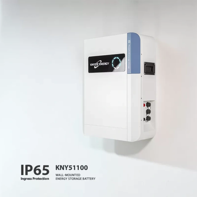 KNY51100 Wall-mounted Energy Storage Battery Solar Power Backup for Residential Use