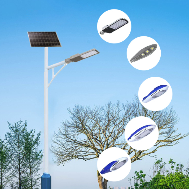 Solar Single Arm Street Light High-Power LED 3~12m Pole Height Urban Road Lighting Decoration