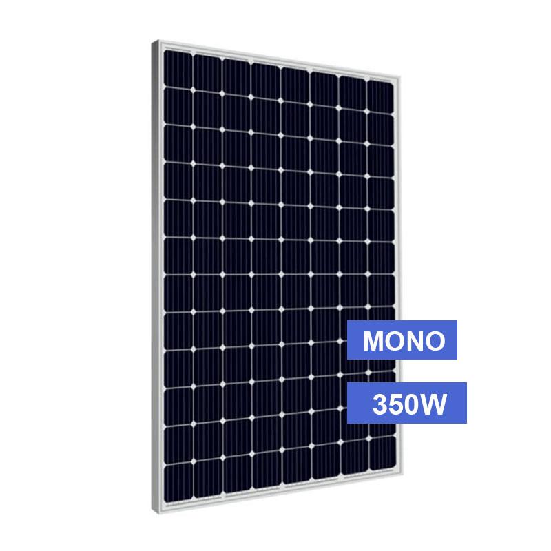 350 Watt Solar Panel Mono PV Module High Efficiency 72 Cells Monocrystalline Solar Panels for Residential and Commercial PV Systems