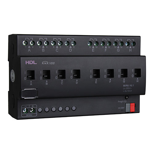 KNX 8CH 16A High Power Switch Actuator Magnetic Latching Relay for Lighting and Automation Systems HDL Automation