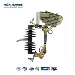 Loadbreak Polymer Cutout 15kV 110kV BIL 100A Fuse Holder Arc Quenching Insulation Protection Device for Power Distribution Networks Wishpower