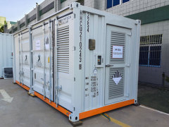 MEGATRON 300 to 500kW Battery Energy Storage Systems Hybrid and Grid-Tied Commercial Industrial Use AC Coupled BESS Systems with LiFePO4 Batteries and 5000 Cycle Warranty Symtech Solar