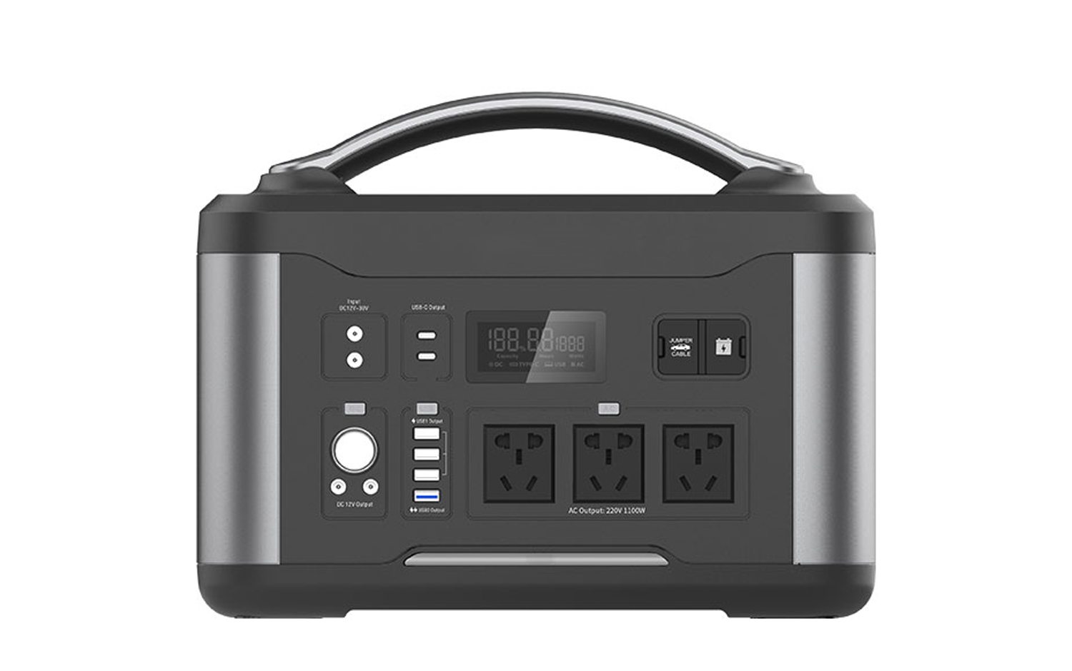 SSE 600-1500W High-Power Portable Power Station with Li-ion Battery for Outdoor, Home, and Emergency Use
