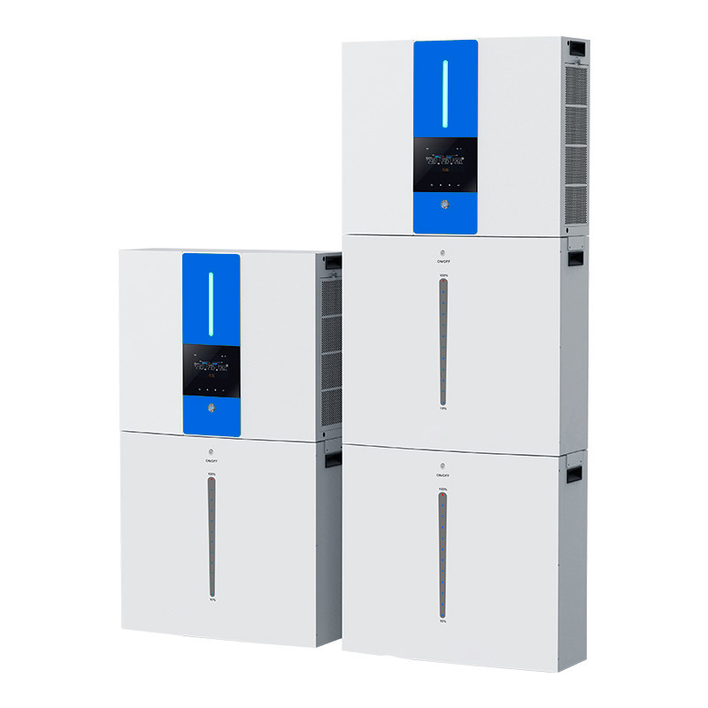 Solar Inverter with 48V 20kWh Li-ion Battery 5.5kW High Efficiency All-in-One Energy Storage System for Residential and Commercial Off-grid Applications LISUN