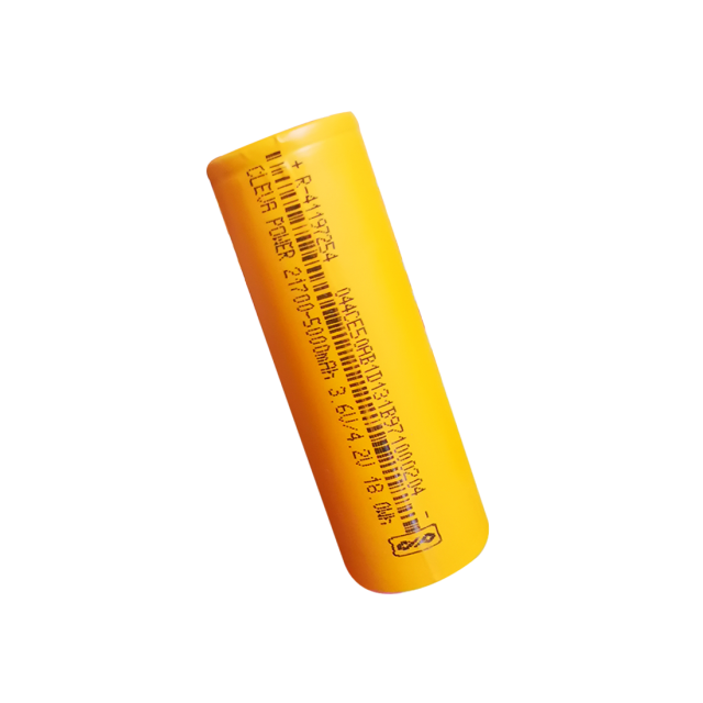 21700 Cylindrical Steel Shell Lithium Battery Cell High Capacity 4000mAh-6000mAh Ebike Electric Vehicle Power Storage Cleva