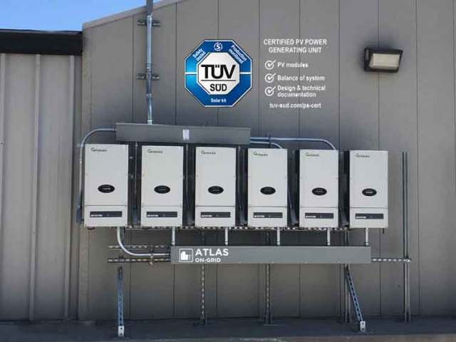 Atlas Commercial PV Systems TüV Certified On-Grid Solar Kits for Business Electricity Savings Factory Direct