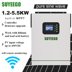 Solar Inverter 1.2kW-10kW with MPPT Charge Controller WiFi Remote Monitoring for Lithium and Lead Acid Battery SYGHB
