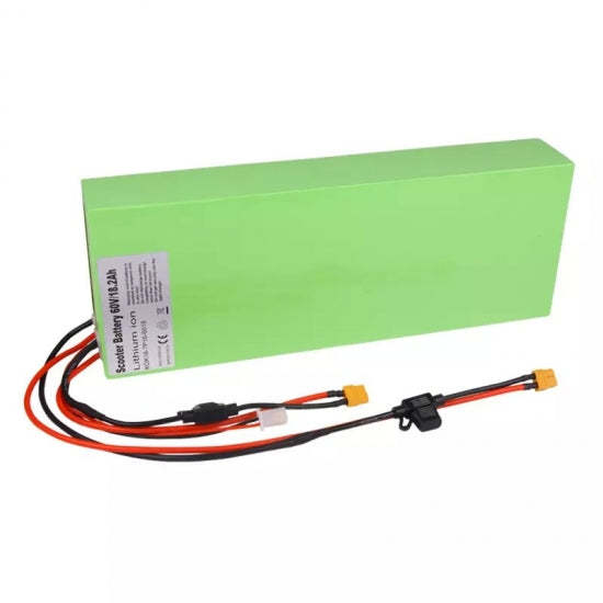 60V 10ah 12Ah 15Ah 18.2Ah 20Ah Lithium Ion E-Bike Battery Dual Output Long Cycle Life 18-Month Warranty for Electric Scooters Golf Carts