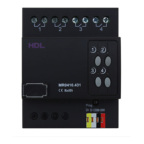 4CH 10A High Power Switch Actuator 16A Magnetic Latching Relay Low Power Consumption Long Lifetime Manual Control Switch Scene Sequence Control