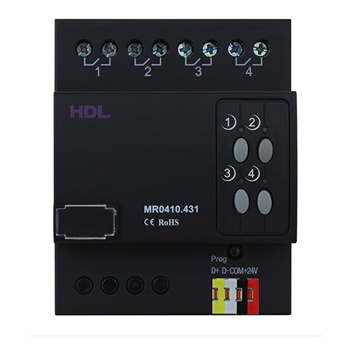 4CH 10A High Power Switch Actuator 16A Magnetic Latching Relay Low Power Consumption Long Lifetime Manual Control Switch Scene Sequence Control
