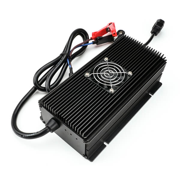 24V 20A Lithium Battery Charger Waterproof Fast Charging for 24V Lithium-ion Batteries with 100-240V Input
