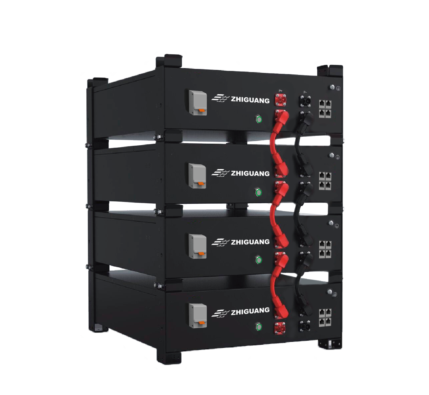 3U Rack Energy Storage System Compact Design for Renewable Energy Storage ZGE-B-L-E