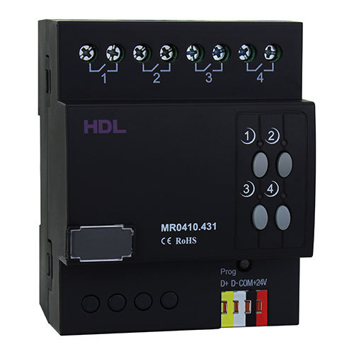 4CH 10A High Power Switch Actuator 16A Magnetic Latching Relay Low Power Consumption Long Lifetime Manual Control Switch Scene Sequence Control