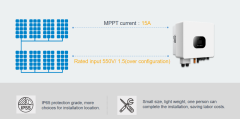 LISUN Hybrid Inverter HI-3/6K-SL Smart Grid-Tied Energy Storage Inverter for Home Solar Power Systems