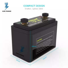 LiFePO4 Dirt Bike Battery 12V 20Ah High CCA 260A Fast Charging Cold Weather Resistant for Harley Racing Bikes