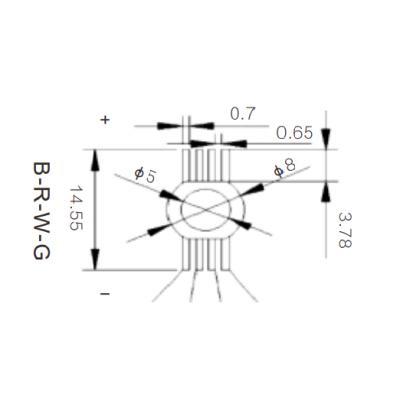 Single High-Power Four-in-One Full Color LED Module for Outdoor Lighting Applications