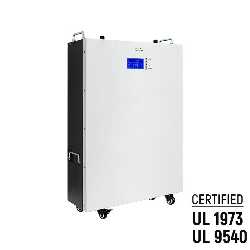LiFePO4 Power Storage Wall 48V 5Kwh 10Kwh 20Kwh High-Density Long Life Renewable Energy Storage System for Residential Commercial Solar Applications LISUN ENERGY