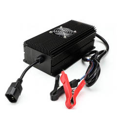 24V 20A Lithium Battery Charger Waterproof Fast Charging for 24V Lithium-ion Batteries with 100-240V Input