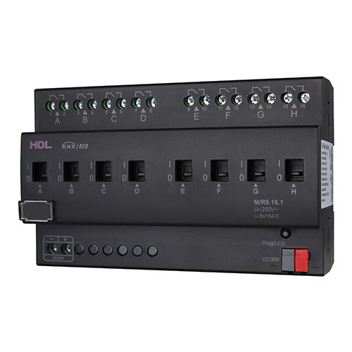 KNX 8CH 16A High Power Switch Actuator Magnetic Latching Relay for Lighting and Automation Systems HDL Automation