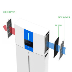 Solar Inverter with 48V 20kWh Li-ion Battery 5.5kW High Efficiency All-in-One Energy Storage System for Residential and Commercial Off-grid Applications LISUN