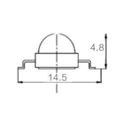 Single High-Power Four-in-One Full Color LED Module for Outdoor Lighting Applications