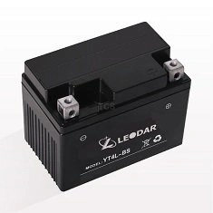 Motorcycle Battery 12V 4Ah Maintenance-Free High-Performance for Motorcycle Starting LEODAR