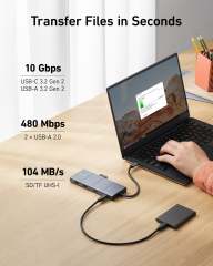 Anker Nano Charger 100W Ultra-Fast Charging Power Adapter with USB-C Cable for MacBook Pro and High-Power Devices