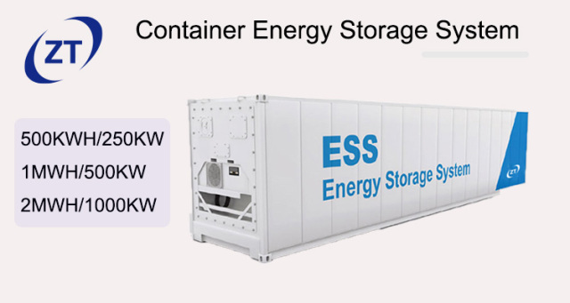 250KW 500KW 1MW 2MW LiFePO4 ESS Container 20GP Solar Energy Storage System for Power Banks & Power Station ZTNCT