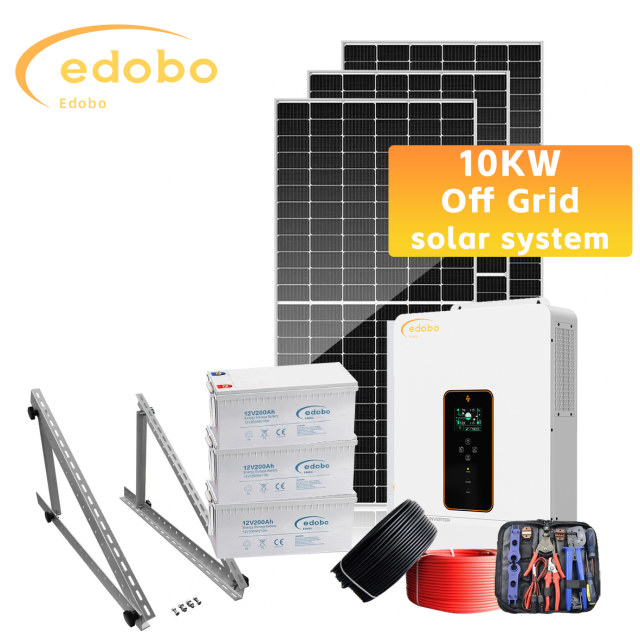 20kW On-Grid Solar System High Efficiency Customized Easy Installation Business Use