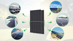 290W~325W Monocrystalline Black Solar Panel High Efficiency Low Degradation Solar Power Generation Yangtze